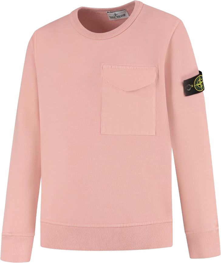 Stone Island Junior Sweatshirt Roze
