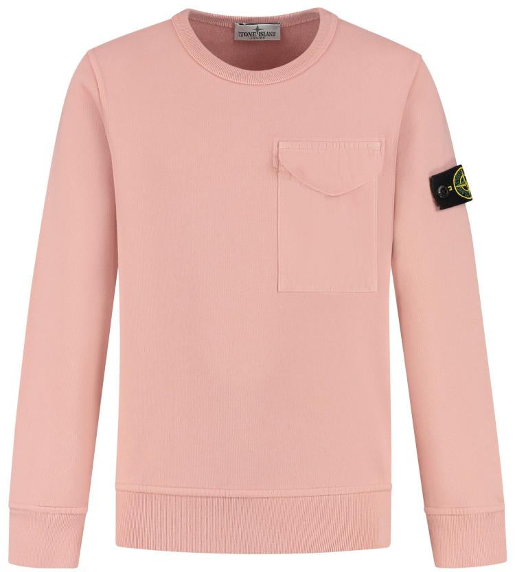 Stone Island Junior Sweatshirt Roze