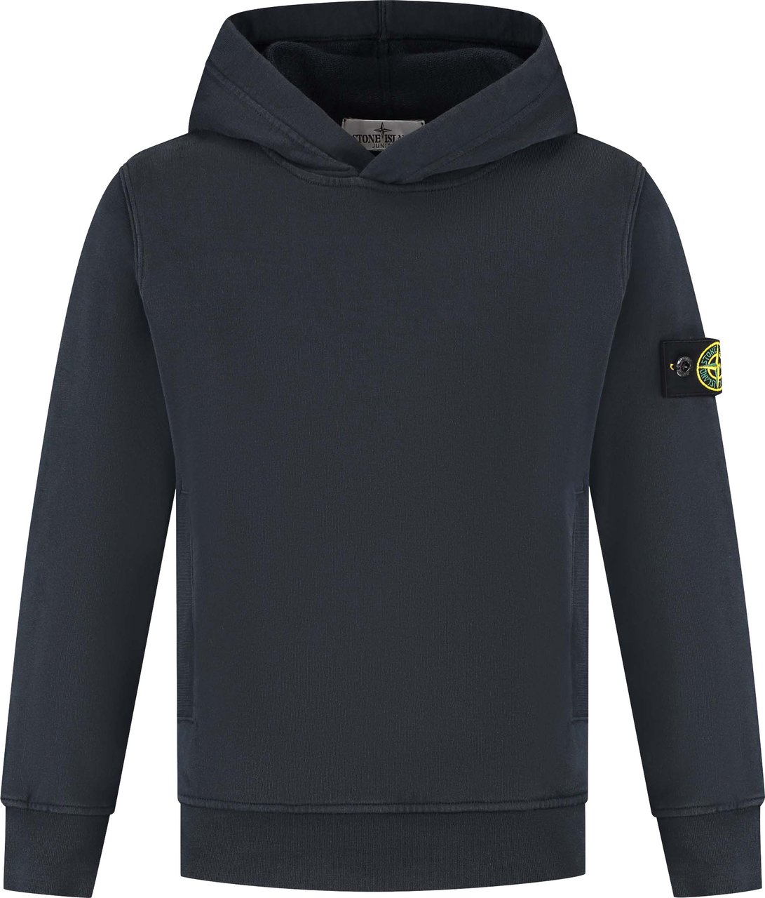 Stone Island Junior Hoodie Sweater Blauw