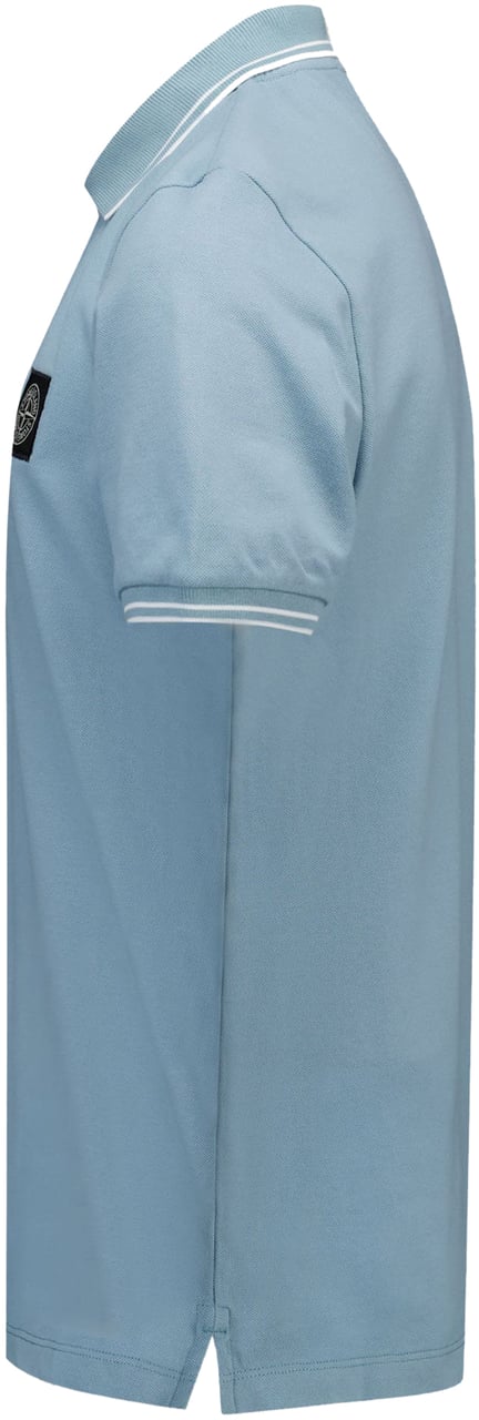 Stone Island Junior Stone Island Kinder Jongens Polo In Licht Blauw Blauw
