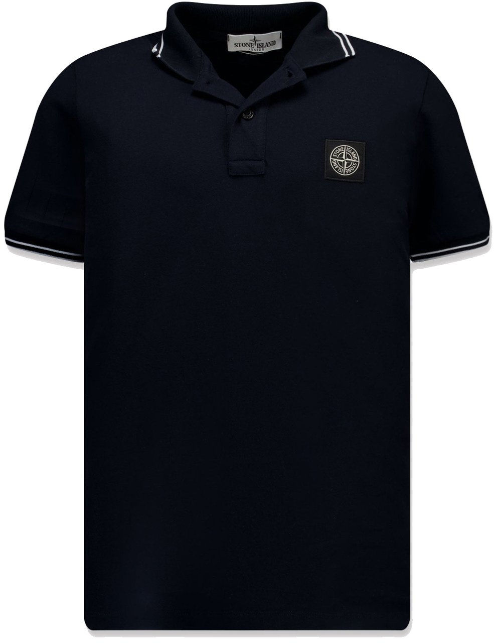 Stone Island Junior Stone Island Kinder Jongens Polo In Navy Blauw