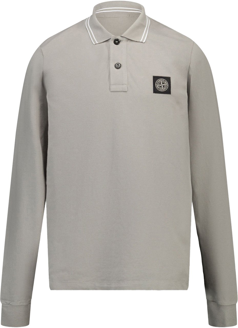 Stone Island Junior Stone Island Kinder Jongens Polo In Grijs Grijs