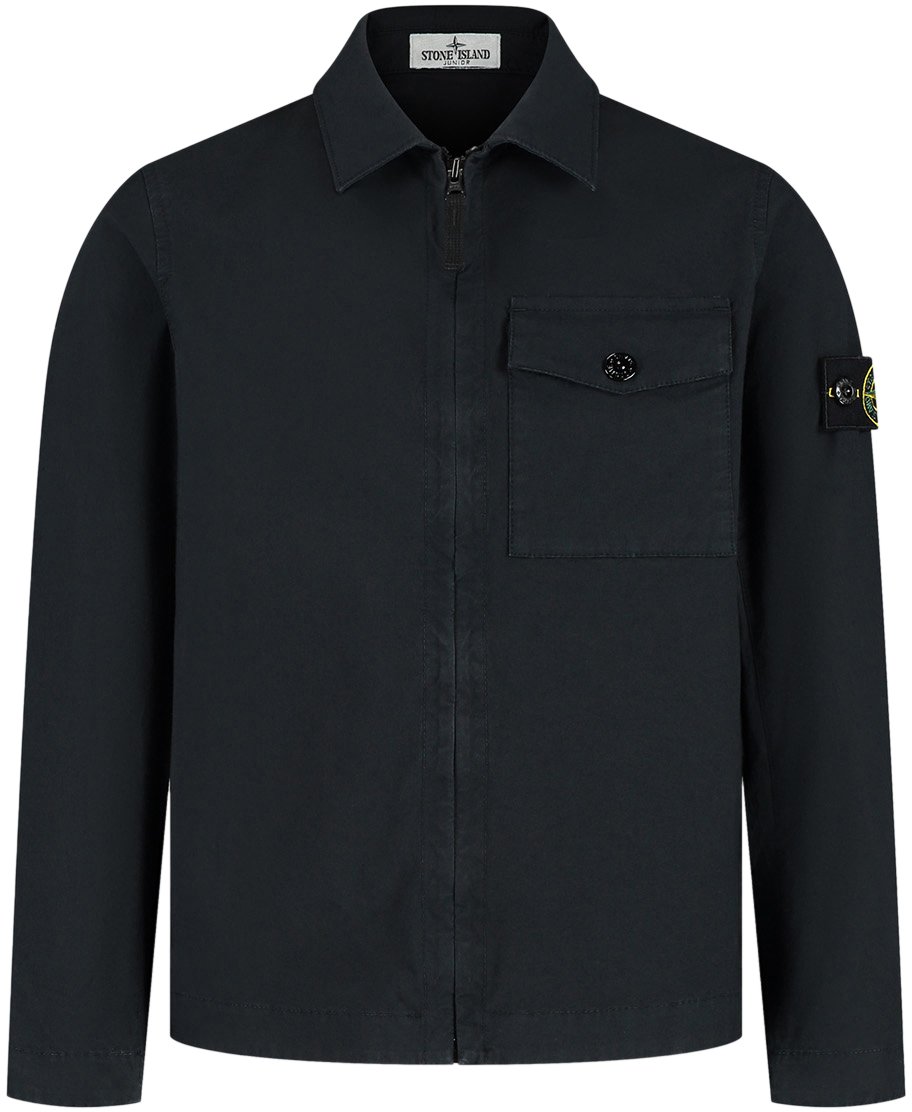 Stone Island Junior Shirts Blauw