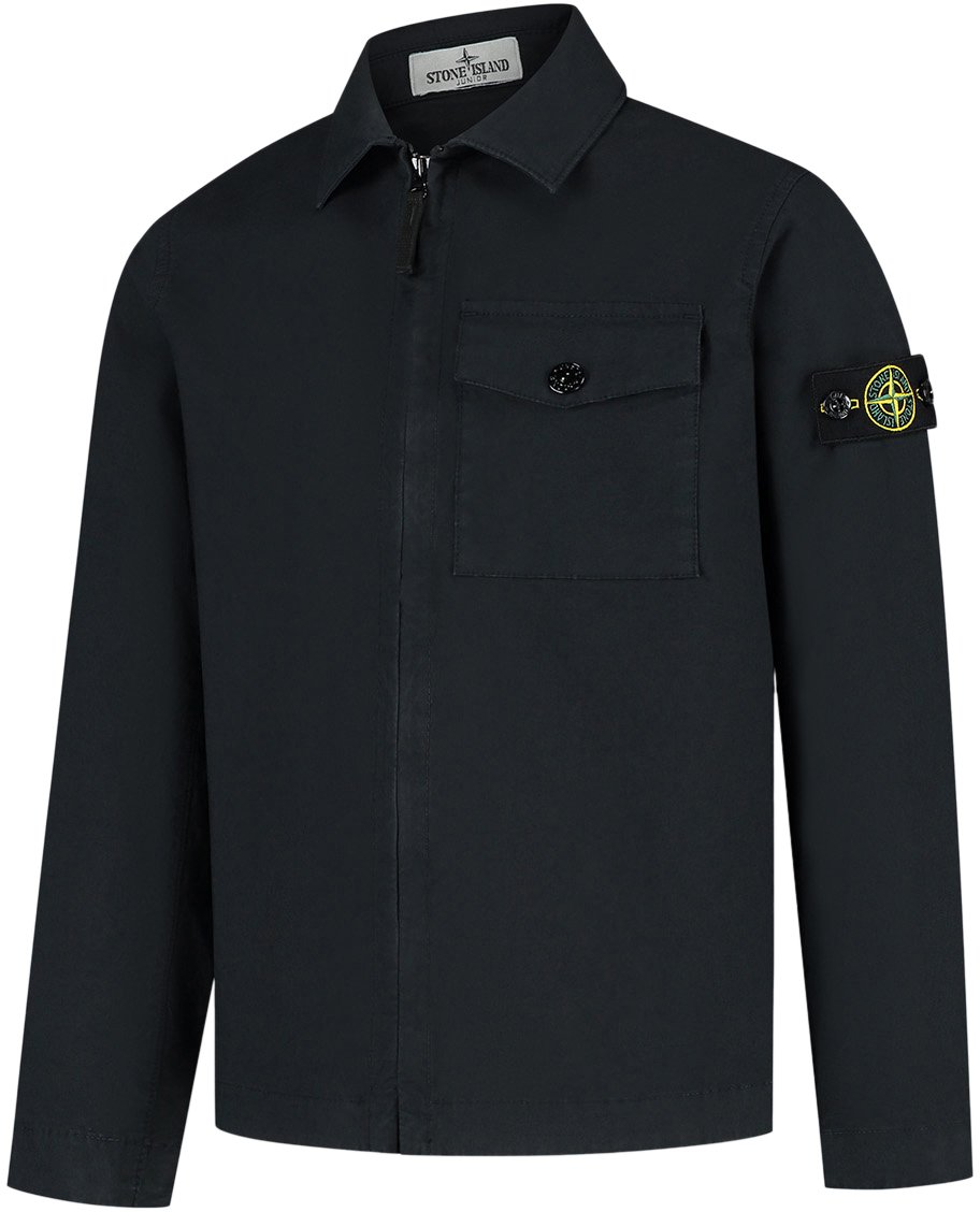 Stone Island Junior Shirts Blauw