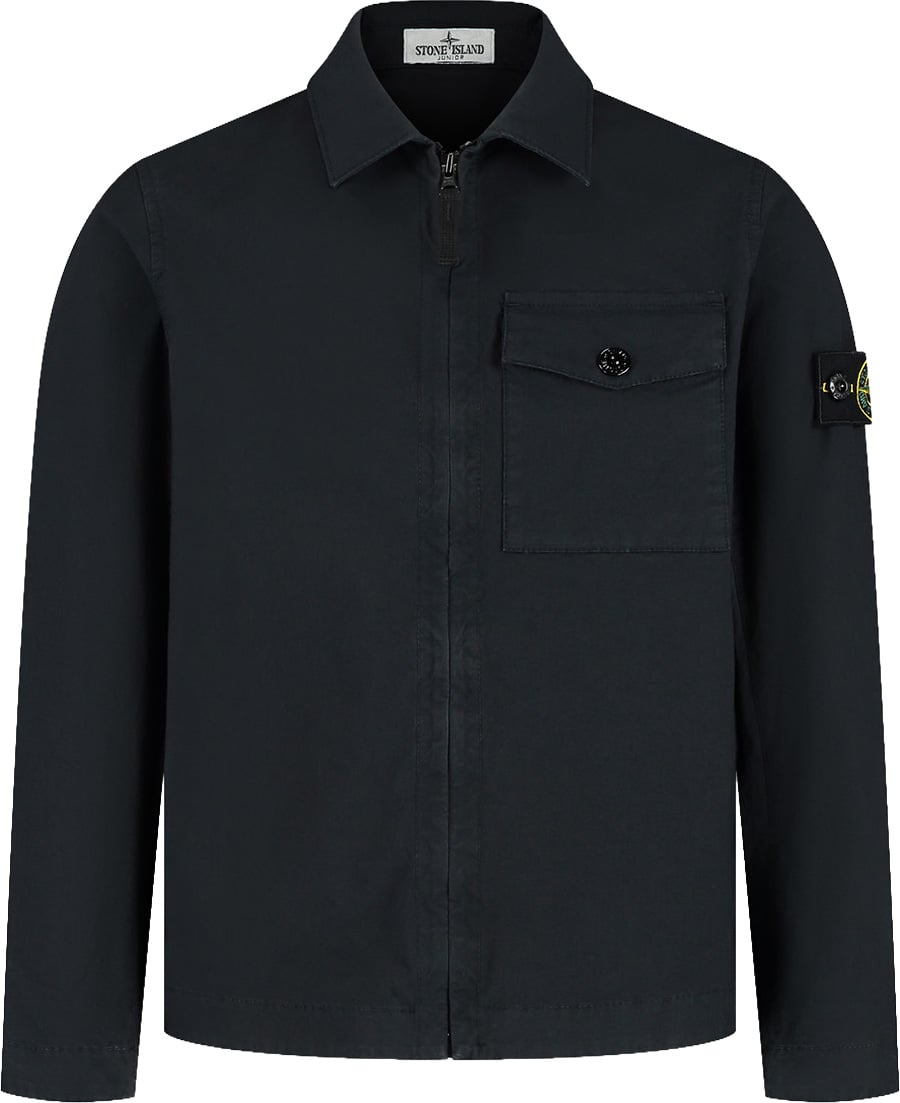 Stone Island Junior Shirts Blauw