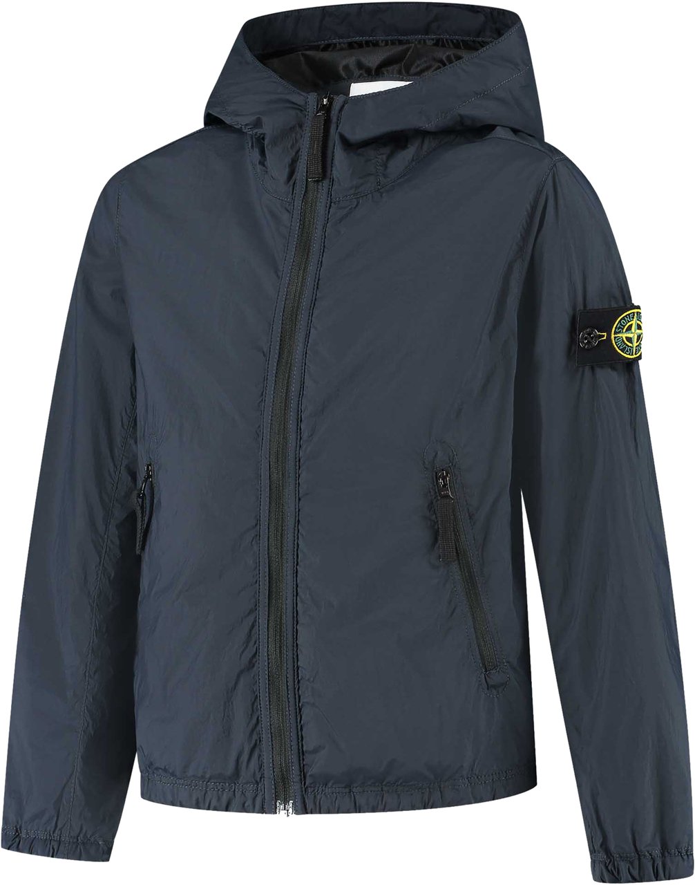 Stone Island Junior Short Parka Blauw