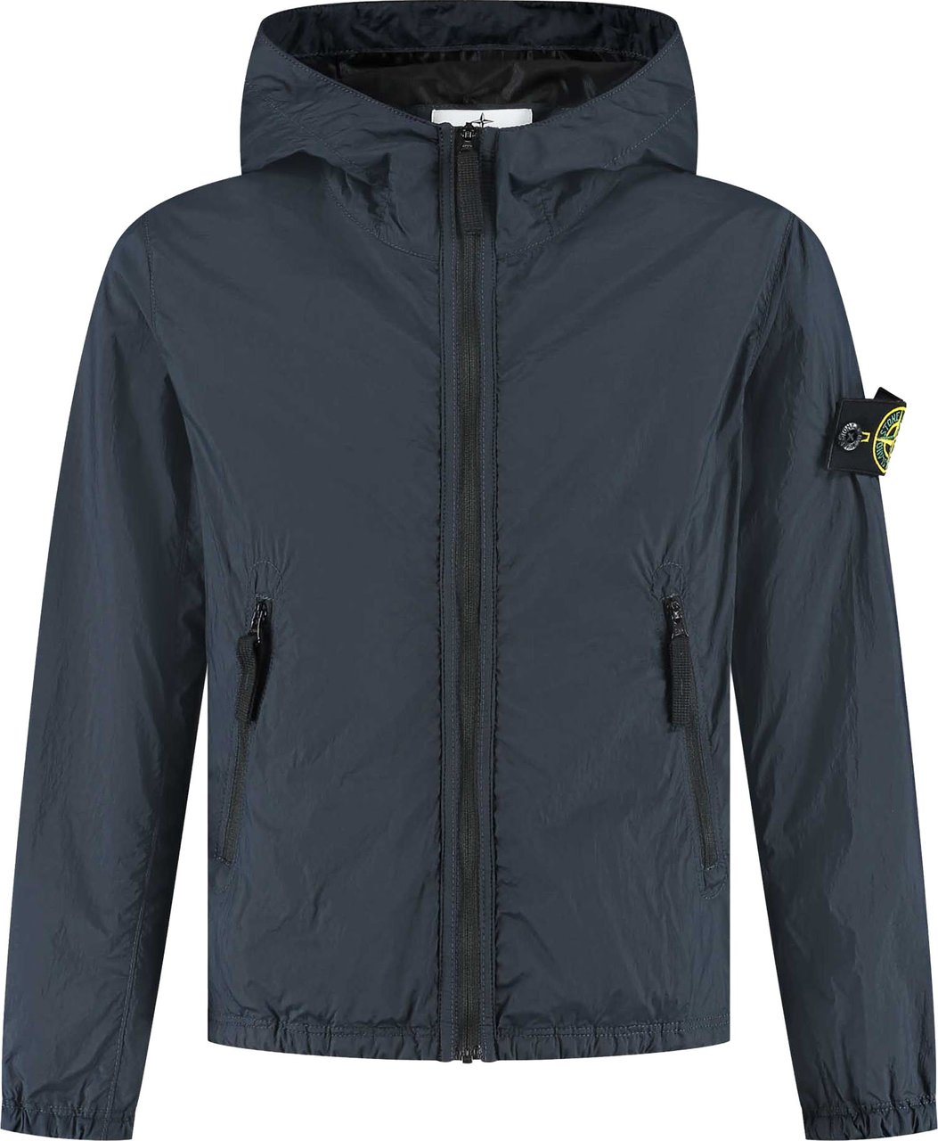 Stone Island Junior Short Parka Blauw