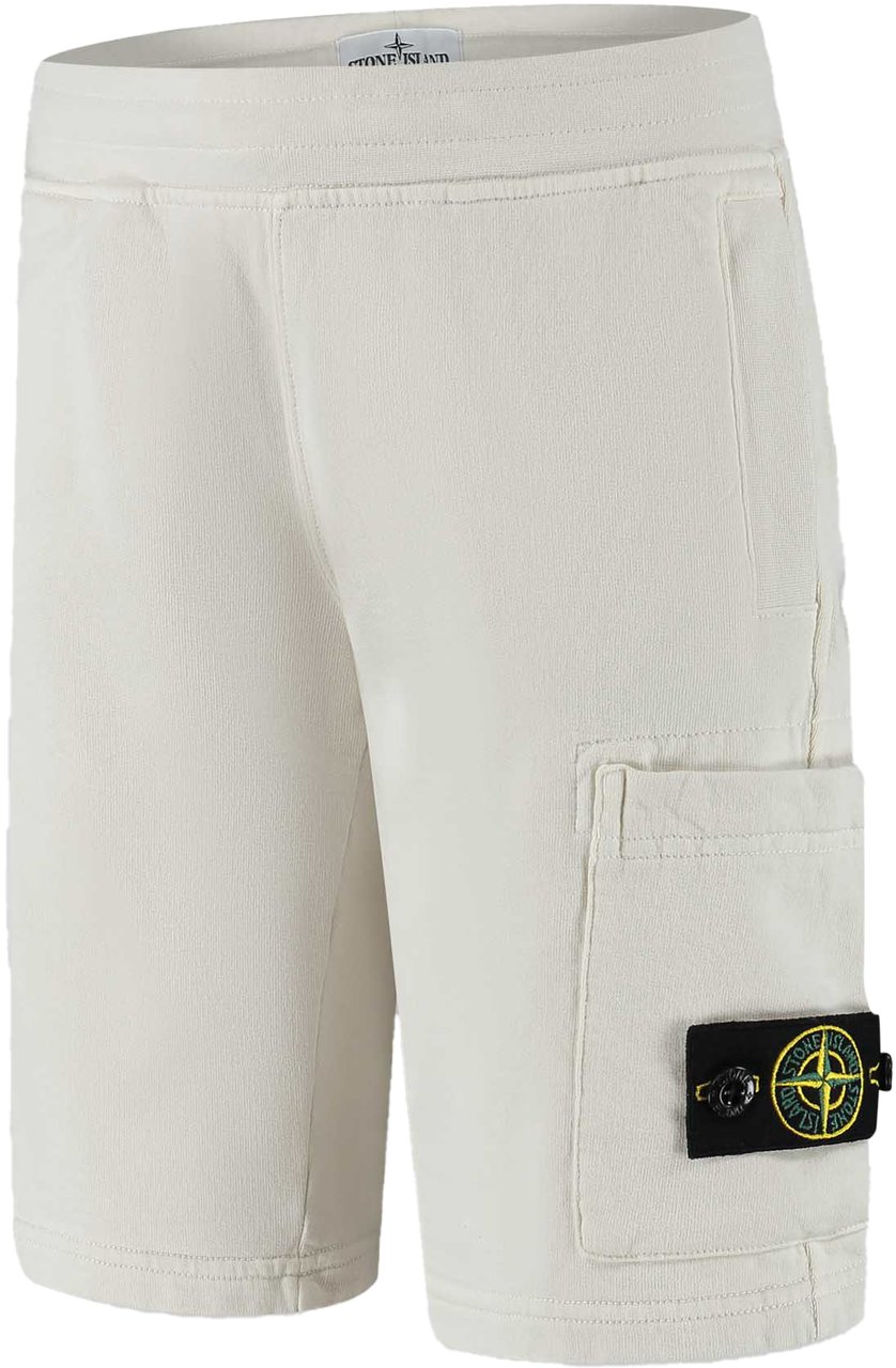 Stone Island Junior Sweat Bottoms Beige