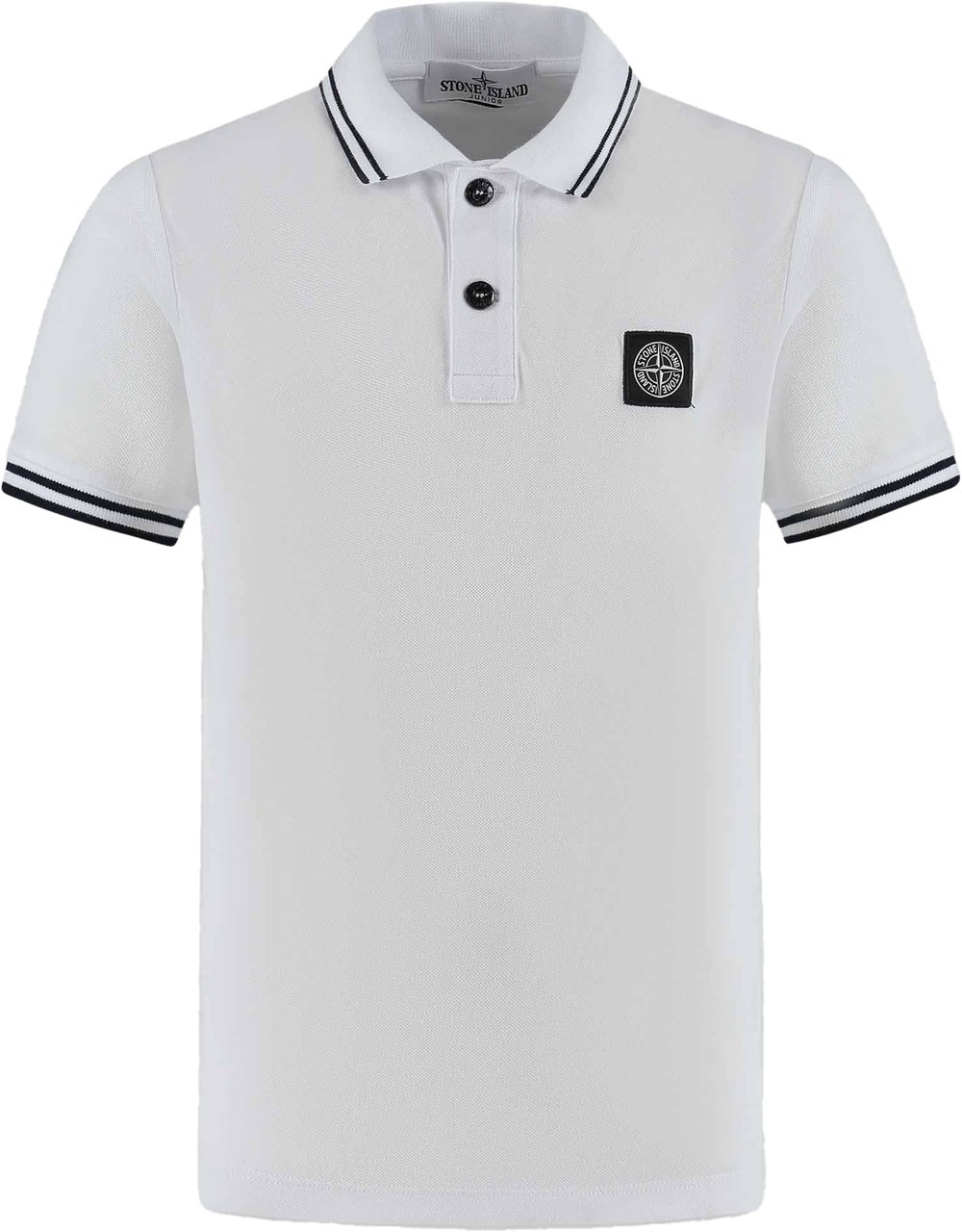 Stone Island Junior Ss Polo Wit