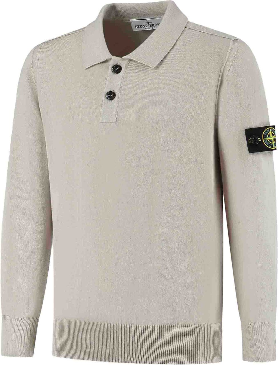 Stone Island Junior Ls Polo Beige