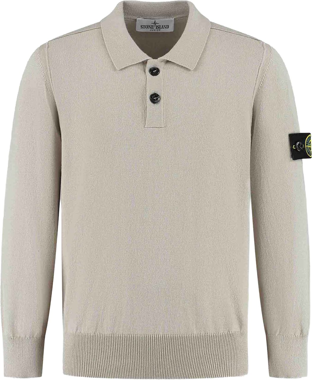 Stone Island Junior Ls Polo Beige