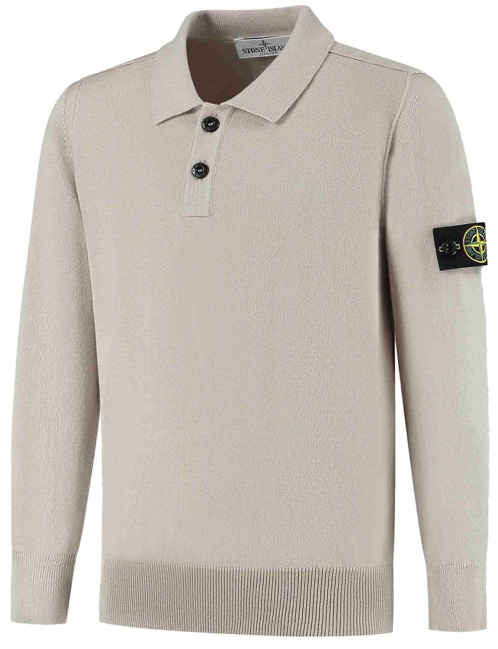 Stone Island Junior Ls Polo Beige