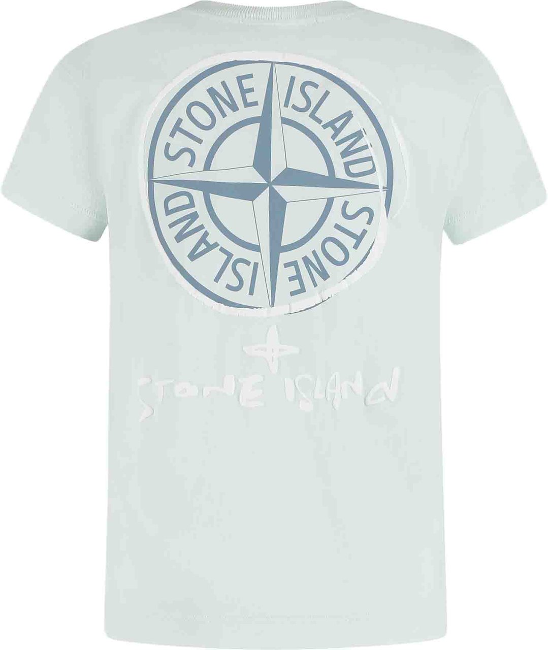 Stone Island Junior Ss T-shirt Groen