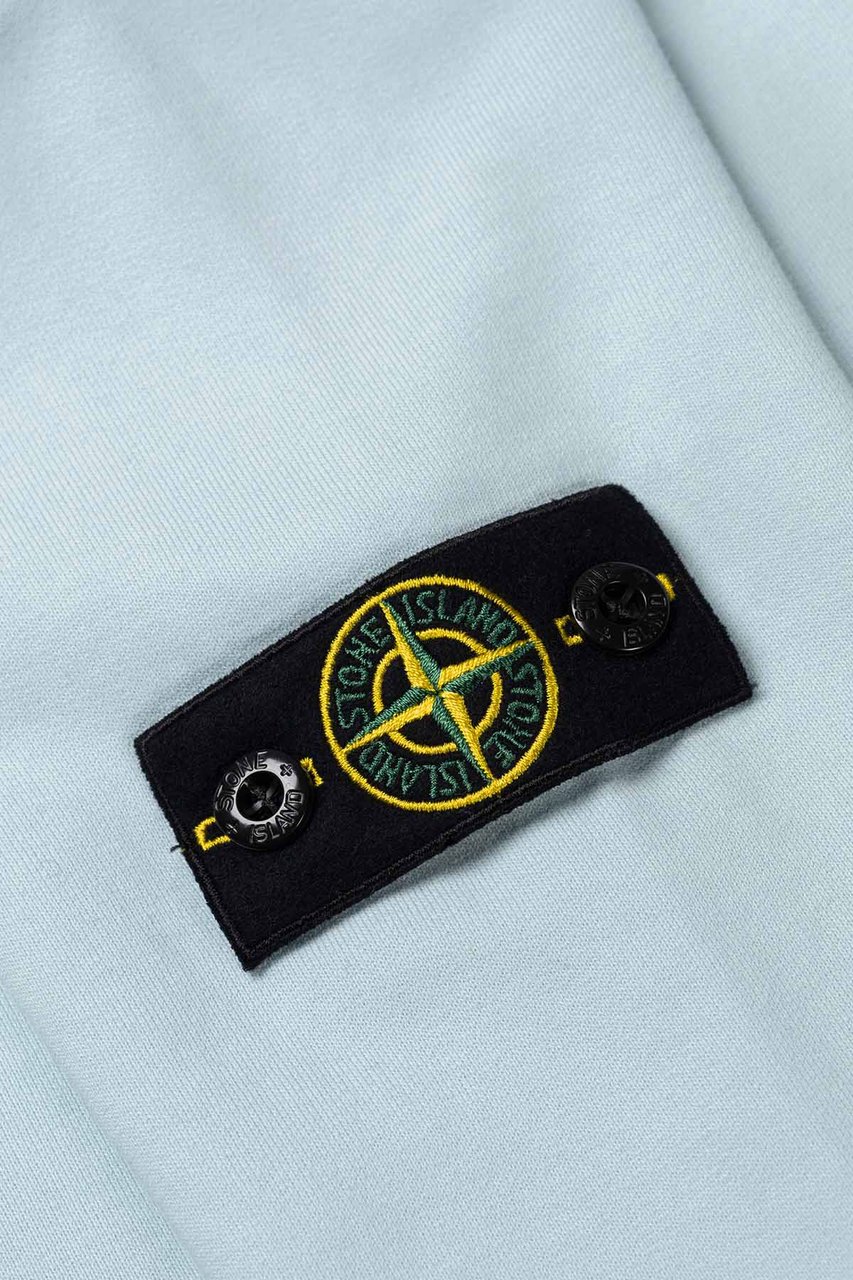 Stone Island Junior Ls Polo Blauw
