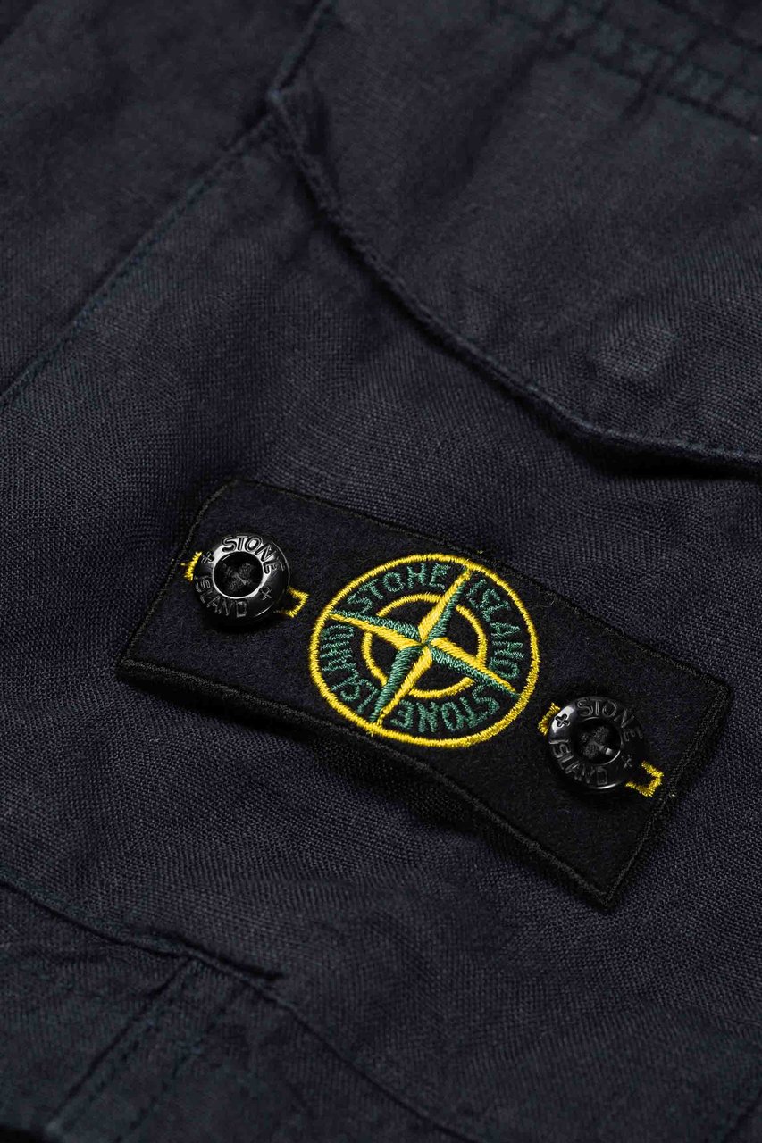 Stone Island Junior Shorts Blauw