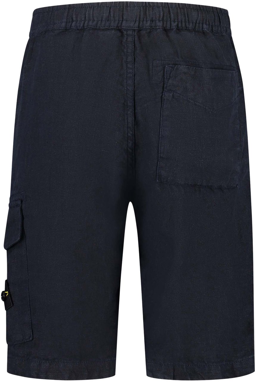 Stone Island Junior Shorts Blauw