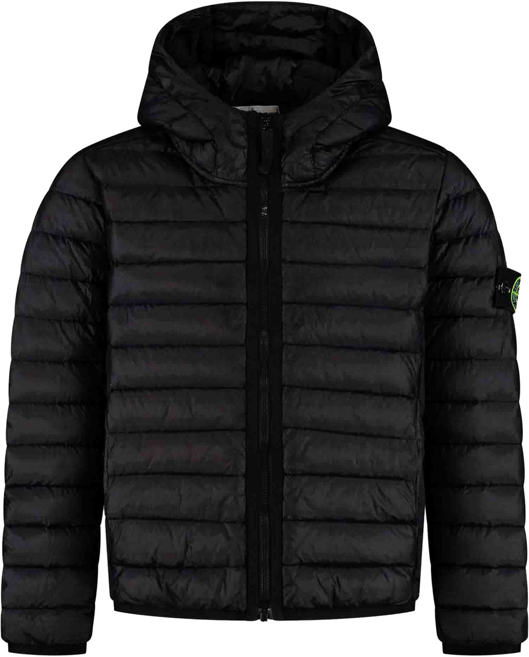 Stone Island Junior Short Parka Zwart