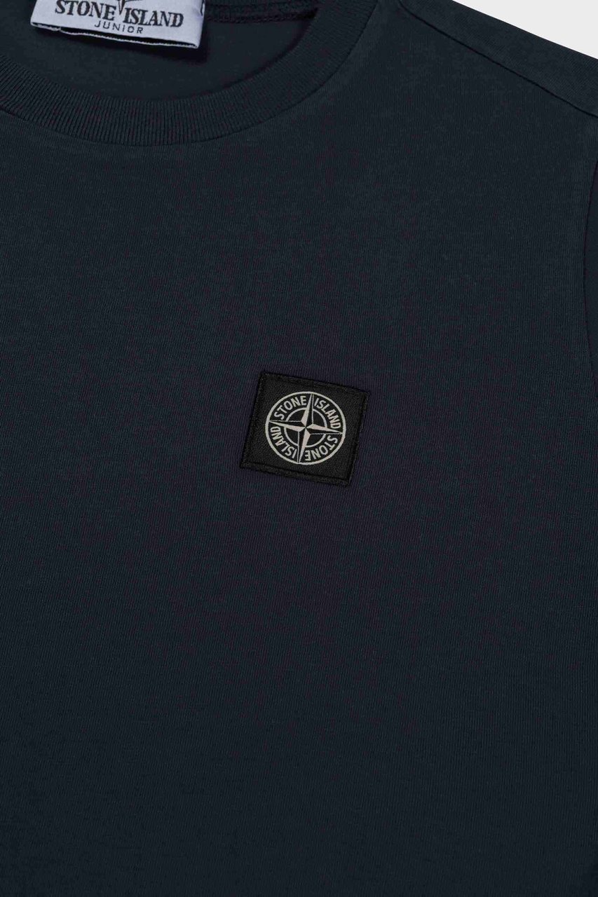 Stone Island Junior Ss T-shirt Blauw
