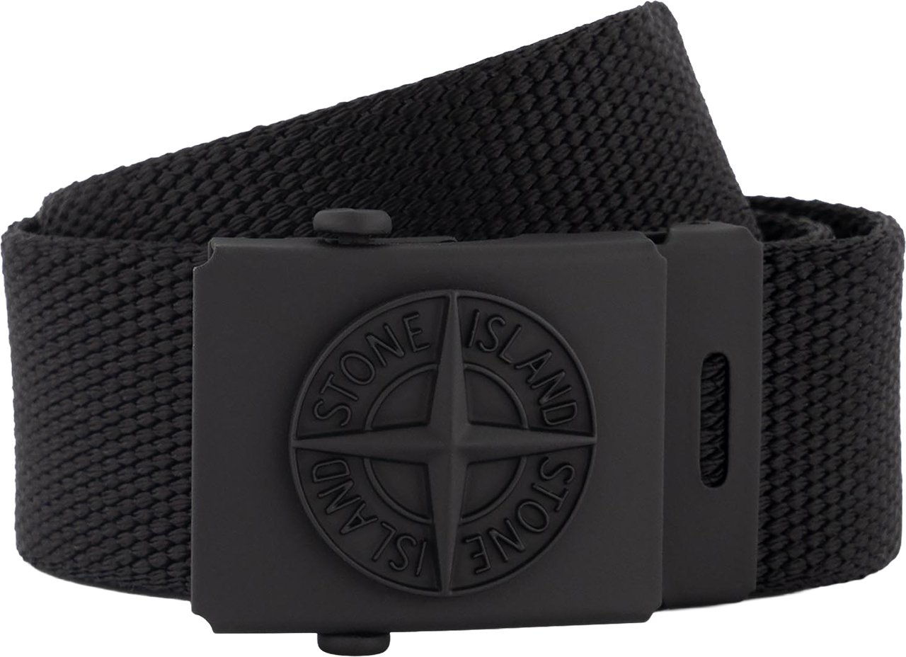 Stone Island Junior Belt Zwart