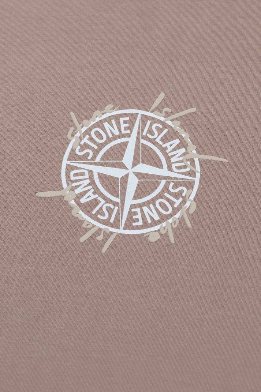Stone Island Junior Ss T-shirt Beige
