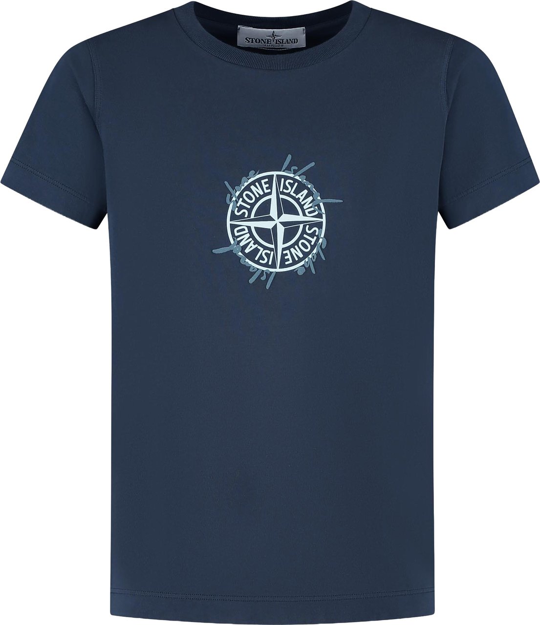 Stone Island Junior Ss T-shirt Blauw