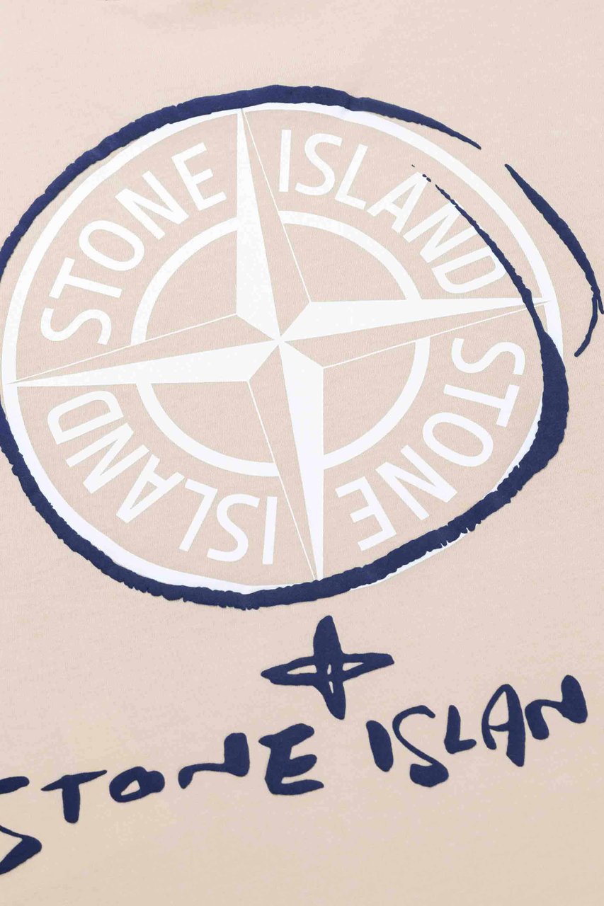 Stone Island Junior Ss T-shirt Beige