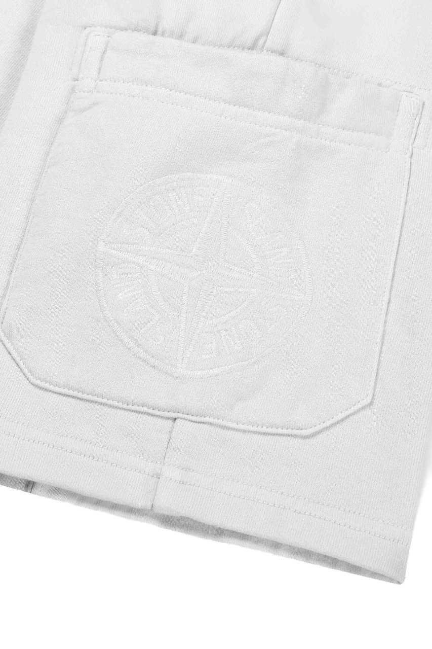 Stone Island Junior Sweat Bottoms Beige