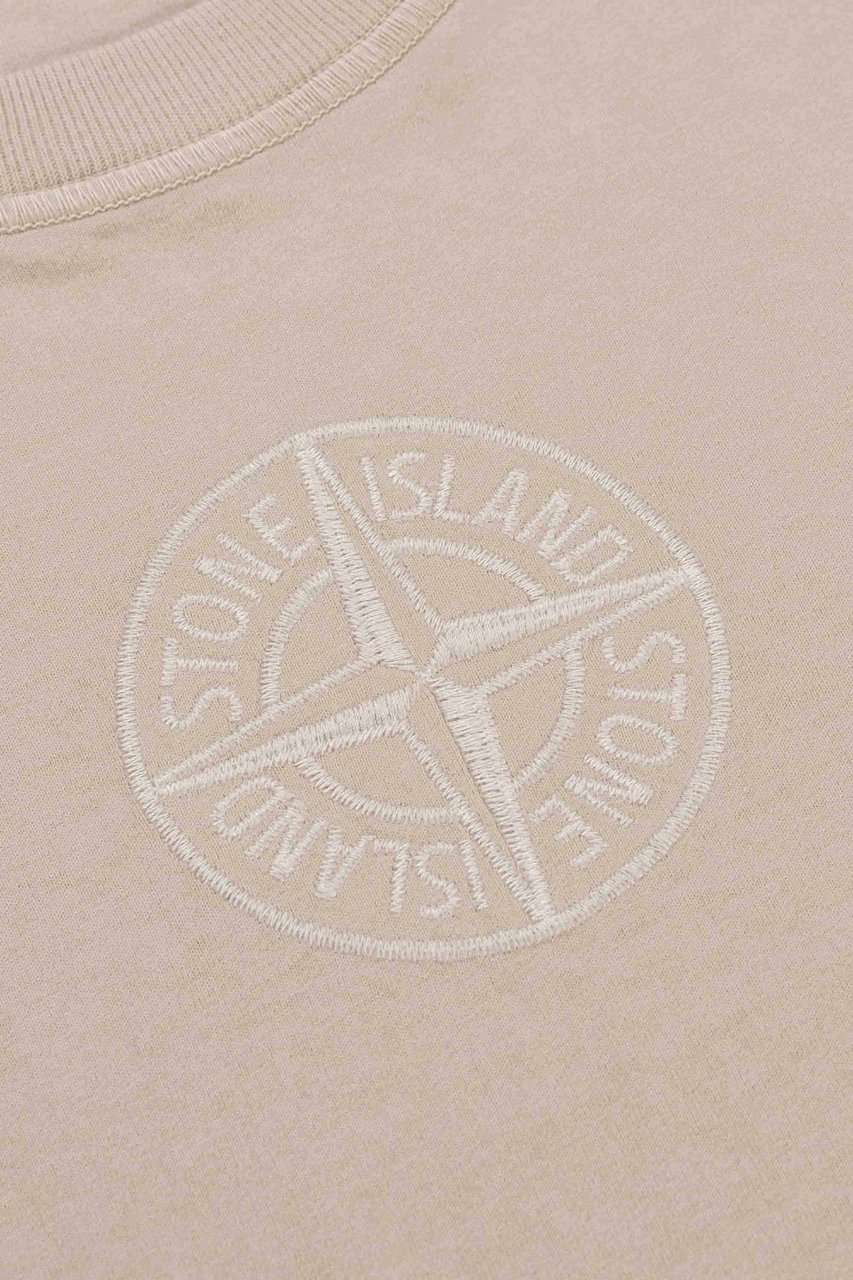 Stone Island Junior Ss T-shirt Beige