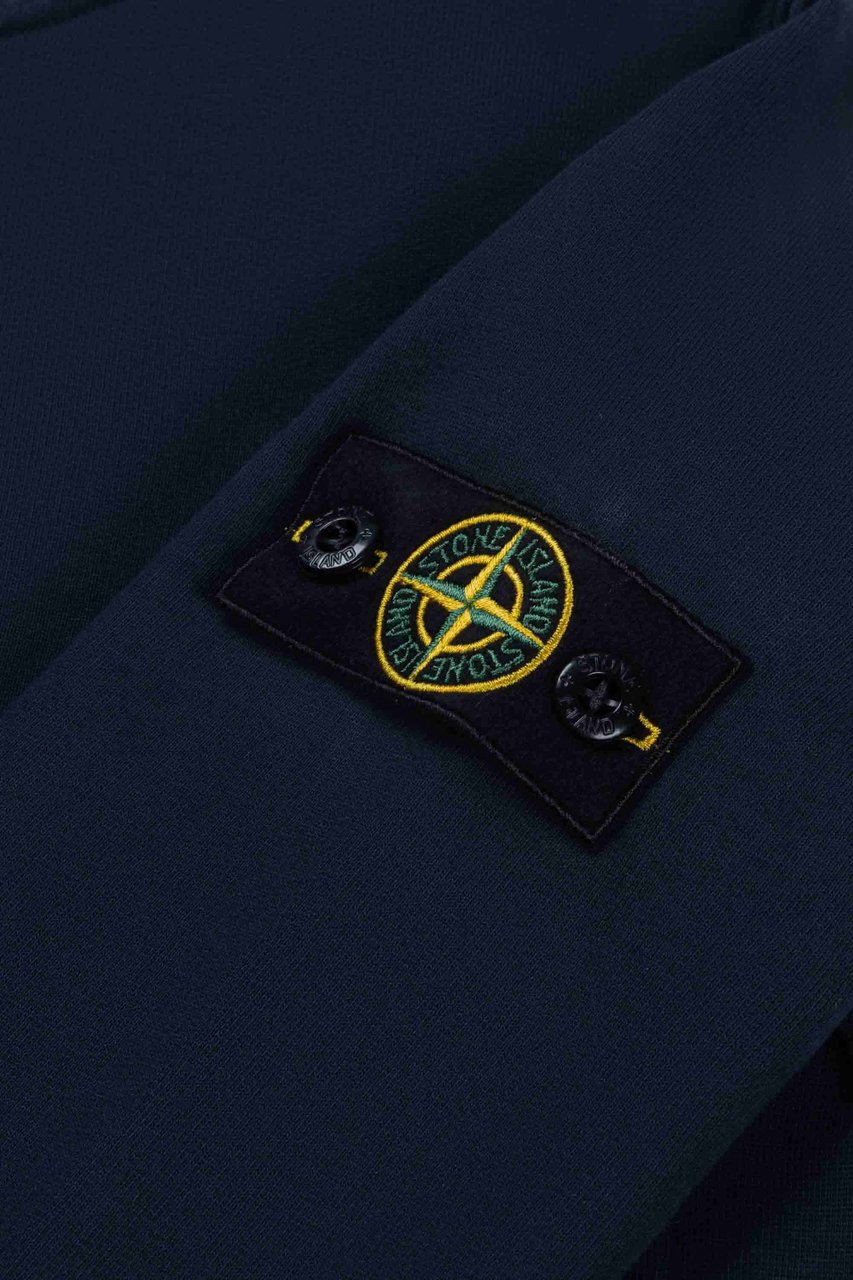 Stone Island Junior Ls Polo Blauw