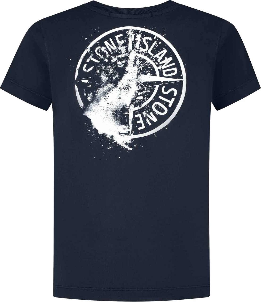 Stone Island Junior Ss T-shirt Blauw