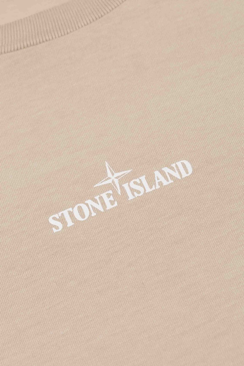Stone Island Junior Ss T-shirt Beige