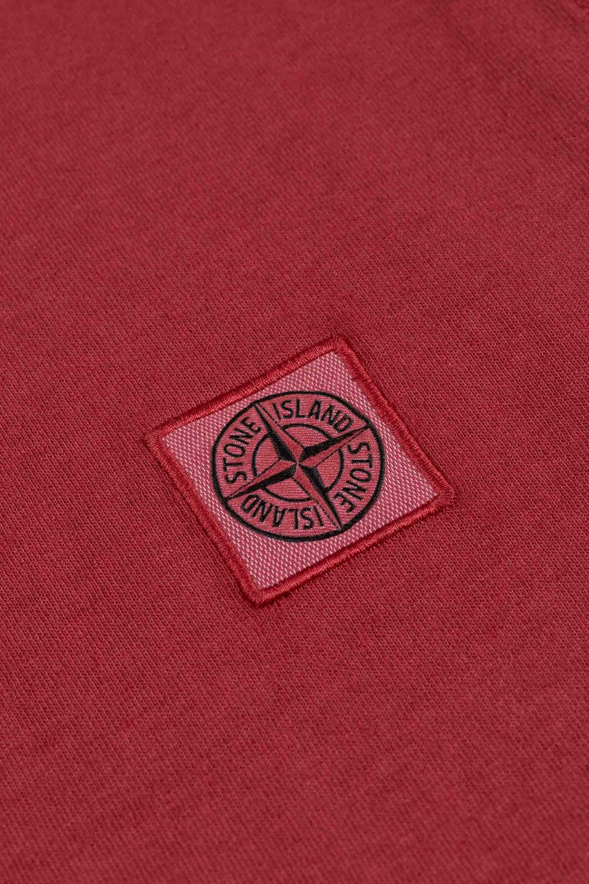 Stone Island Junior Ss T-shirt Rood