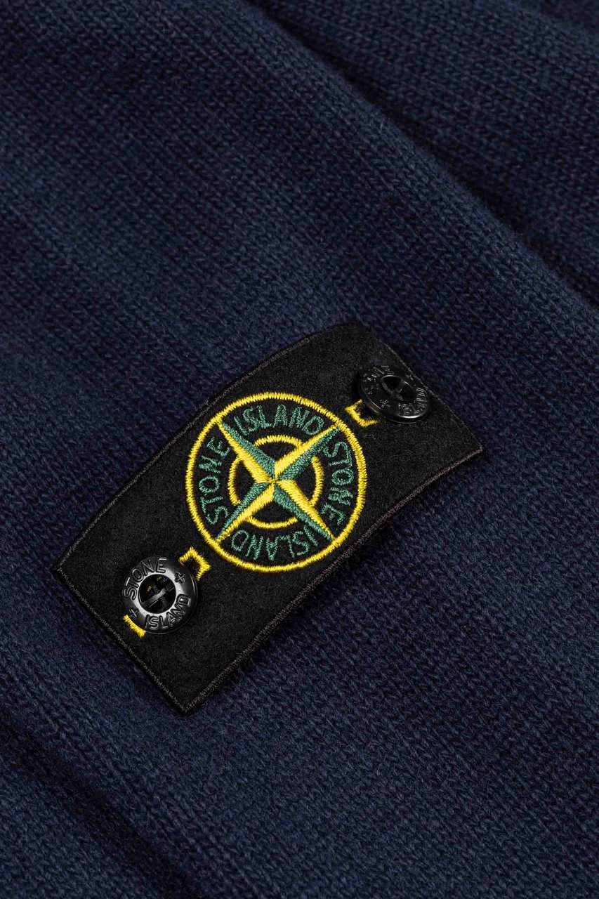 Stone Island Junior Cardigan Blauw