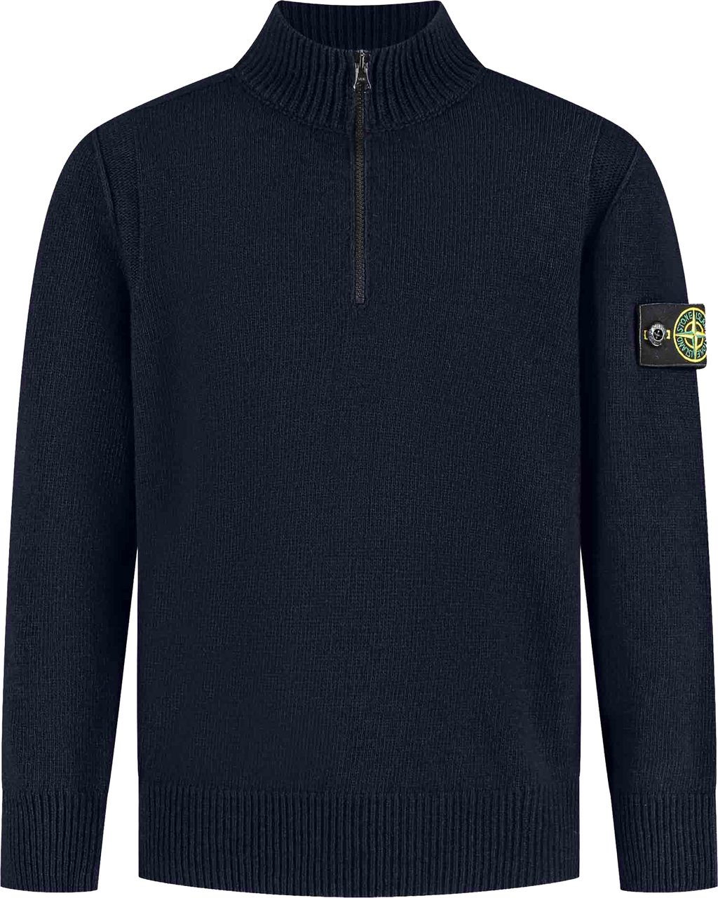 Stone Island Junior Ls Polo Blauw