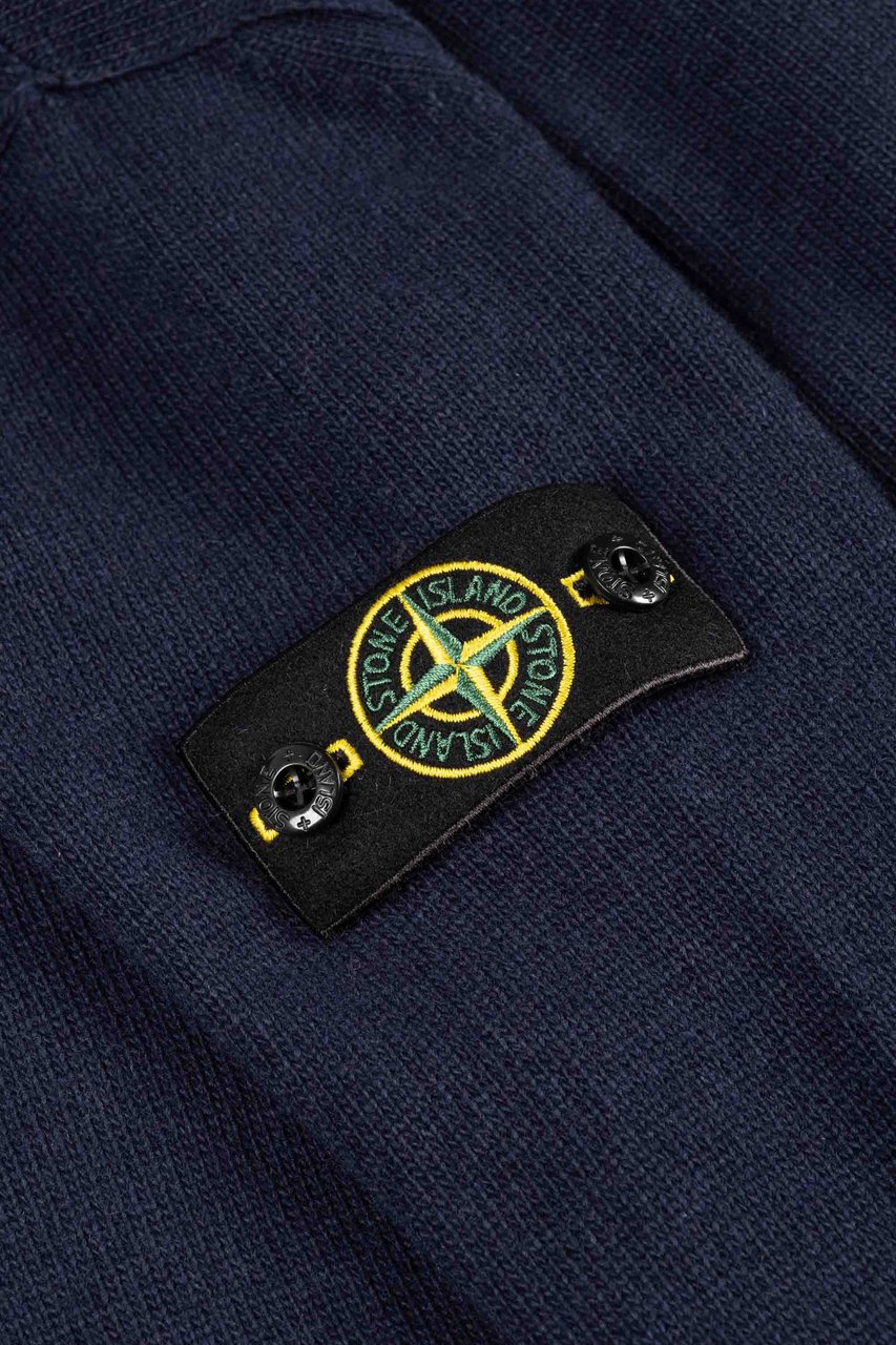 Stone Island Junior Crew Neck Blauw