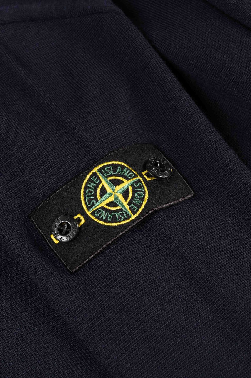 Stone Island Junior Crew Neck Blauw