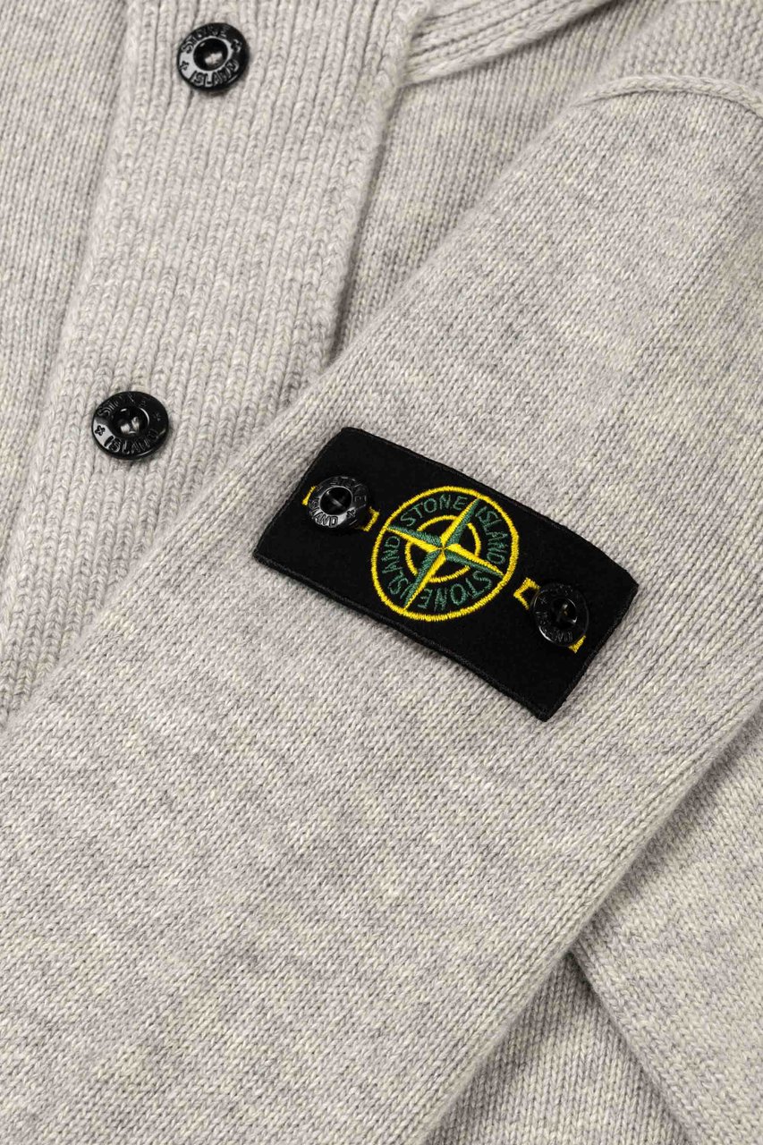 Stone Island Junior Cardigan Grijs