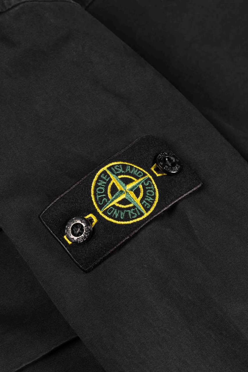 Stone Island Junior Shirts Zwart