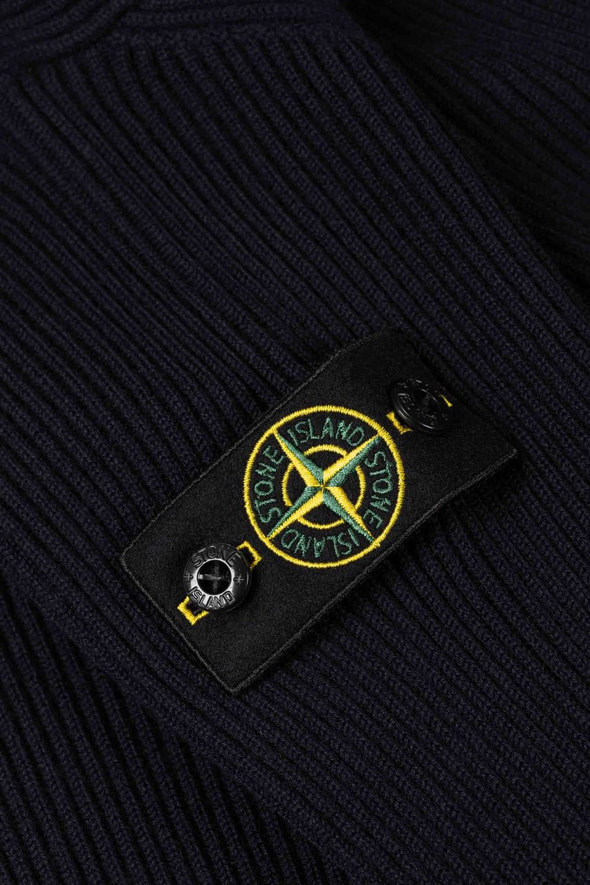 Stone Island Junior Crew Neck Blauw