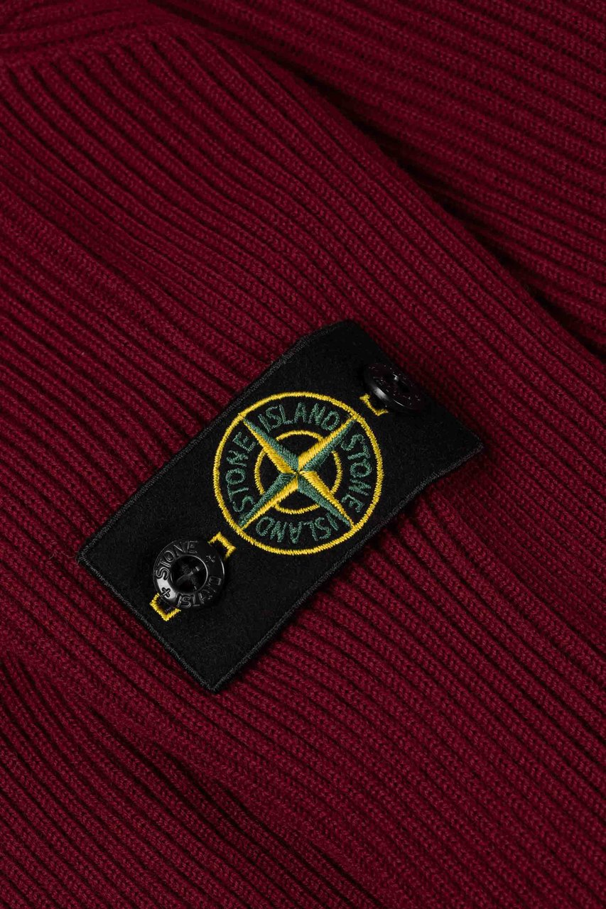 Stone Island Junior Crew Neck Rood