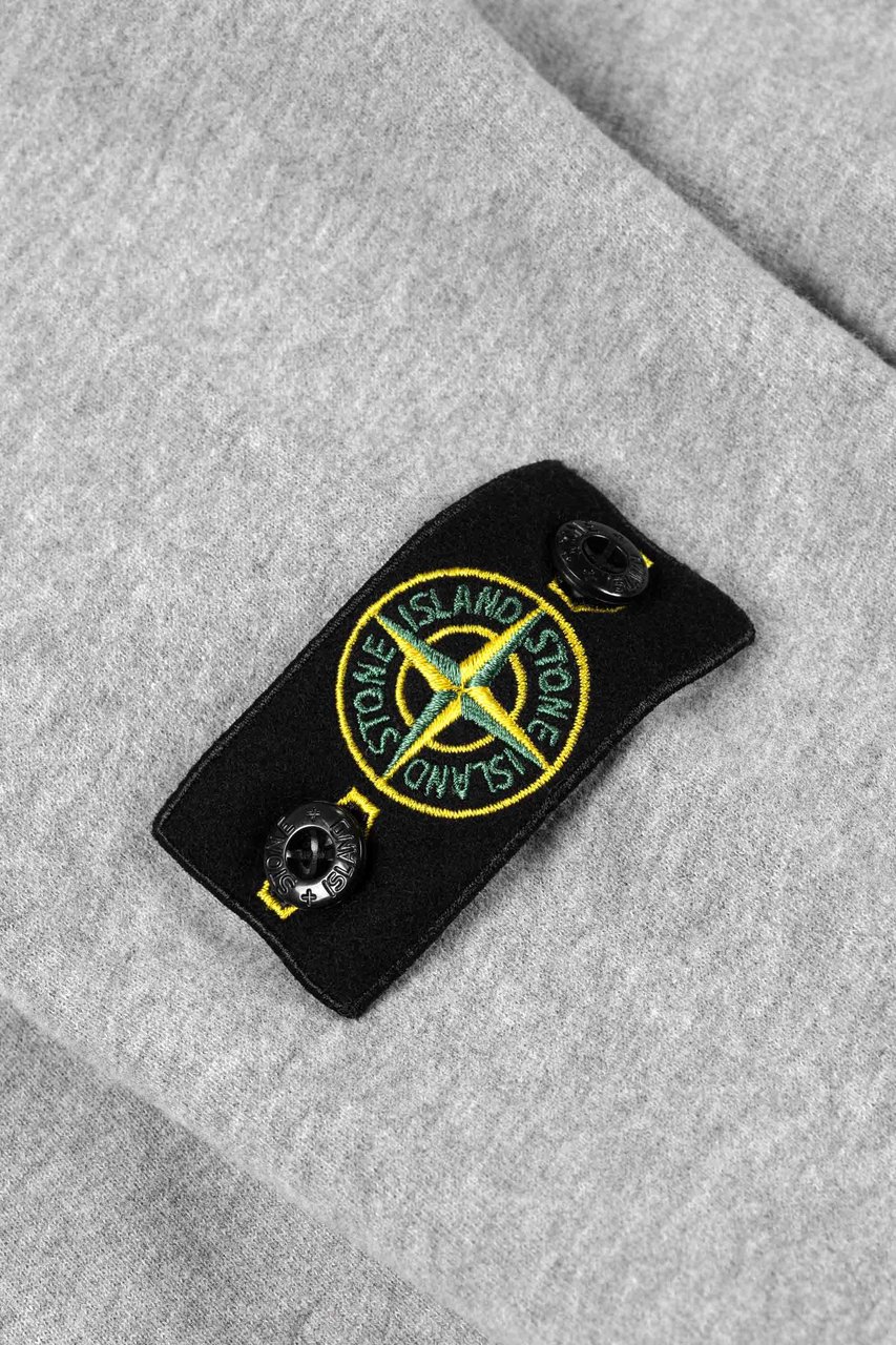 Stone Island Junior Hoodie Sweater Grijs