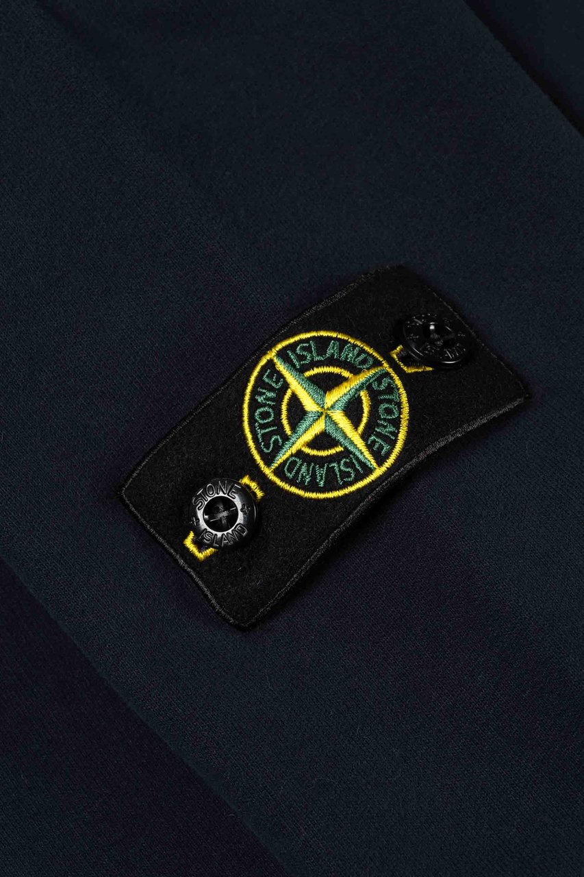 Stone Island Junior Ls Polo Blauw