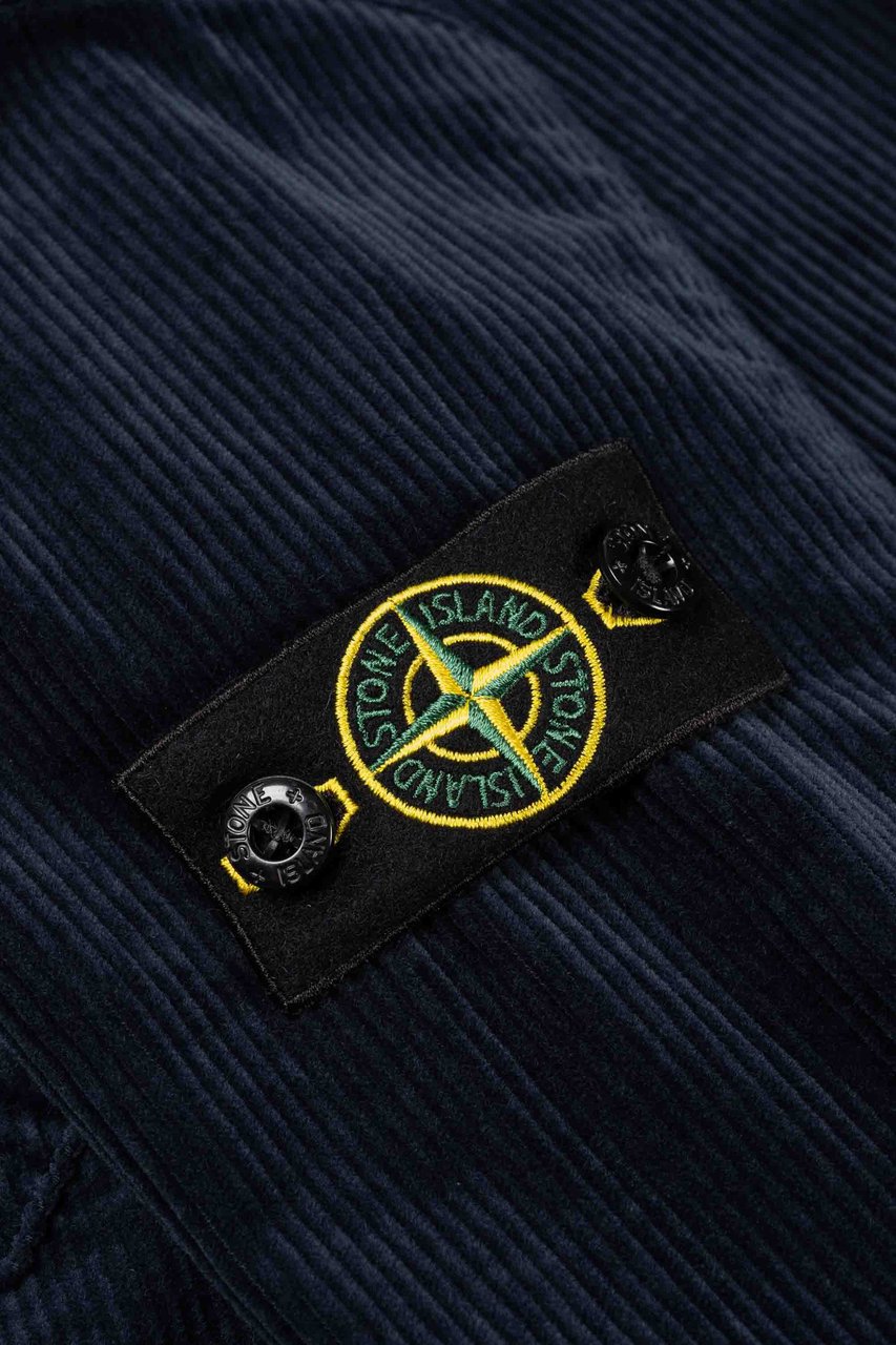 Stone Island Junior Shirts Blauw