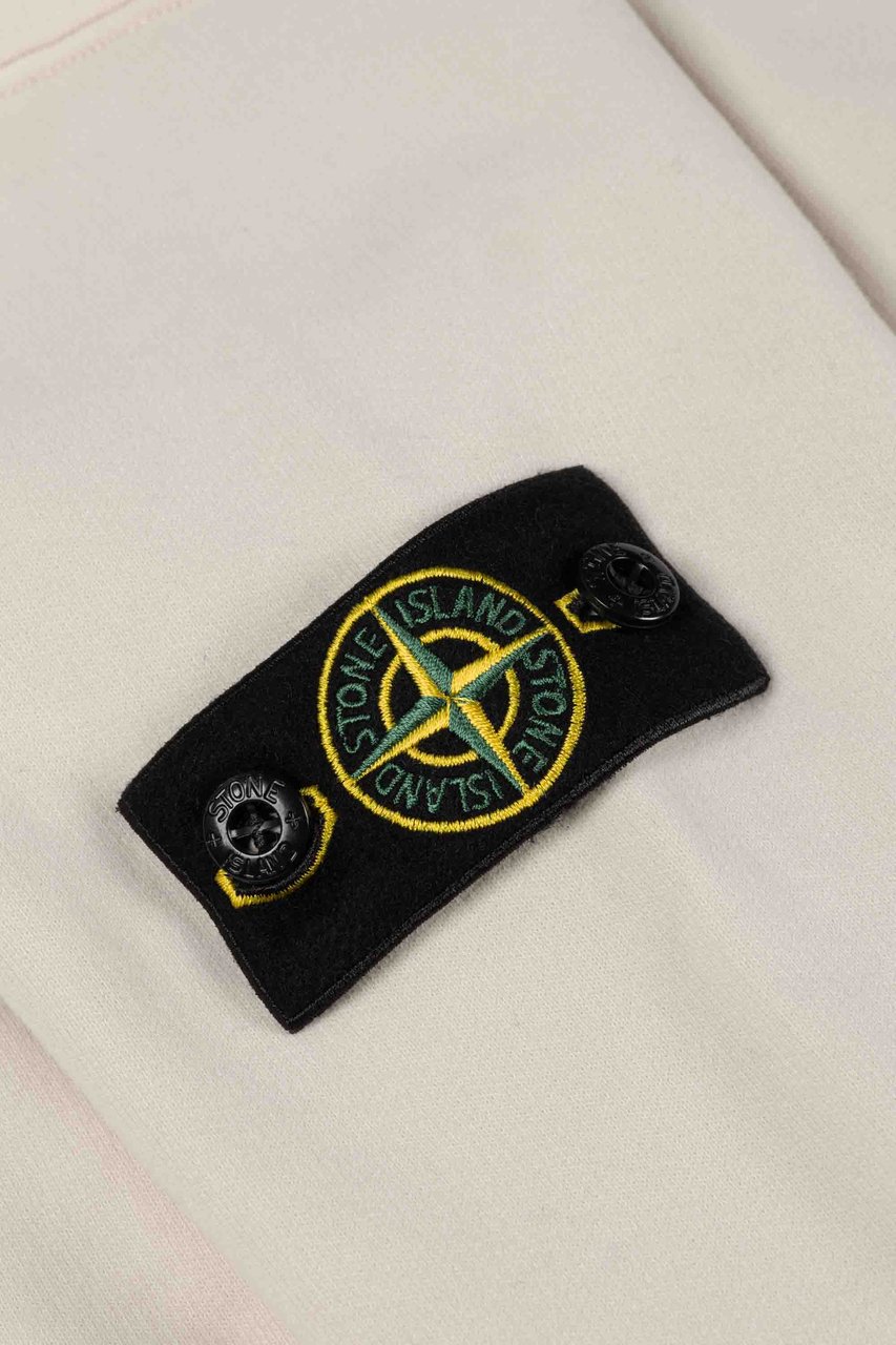 Stone Island Junior Ls Polo Wit