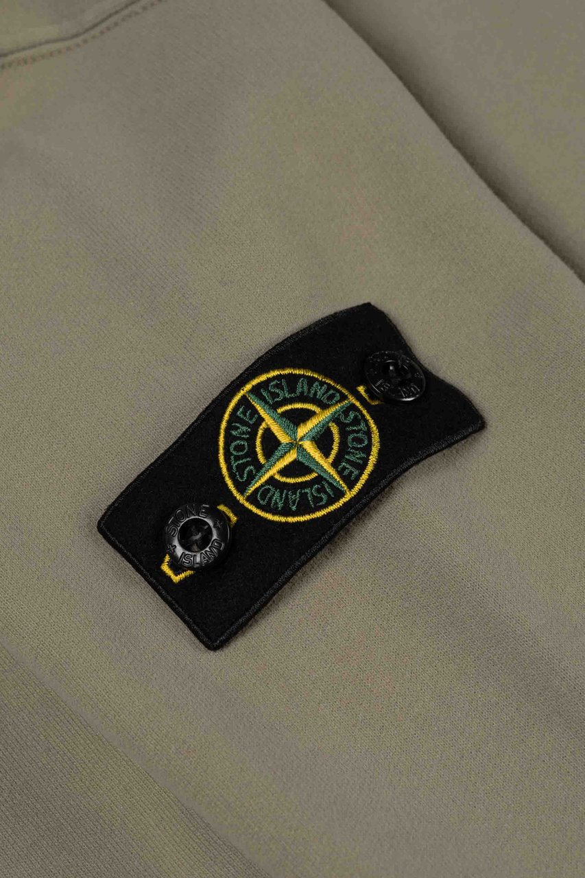 Stone Island Junior Hoodie Sweater Groen