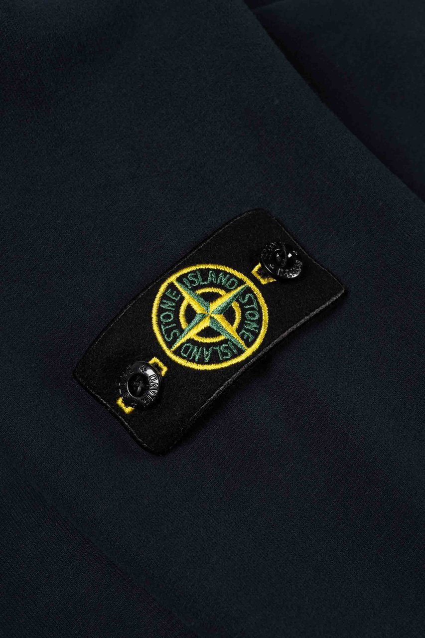 Stone Island Junior Hoodie Sweater Blauw