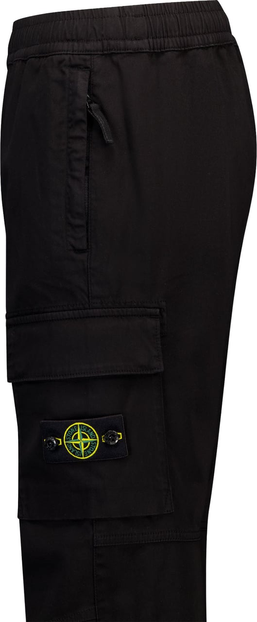 Stone Island Junior Stone Island Kinder Jongens Broek In Zwart Zwart