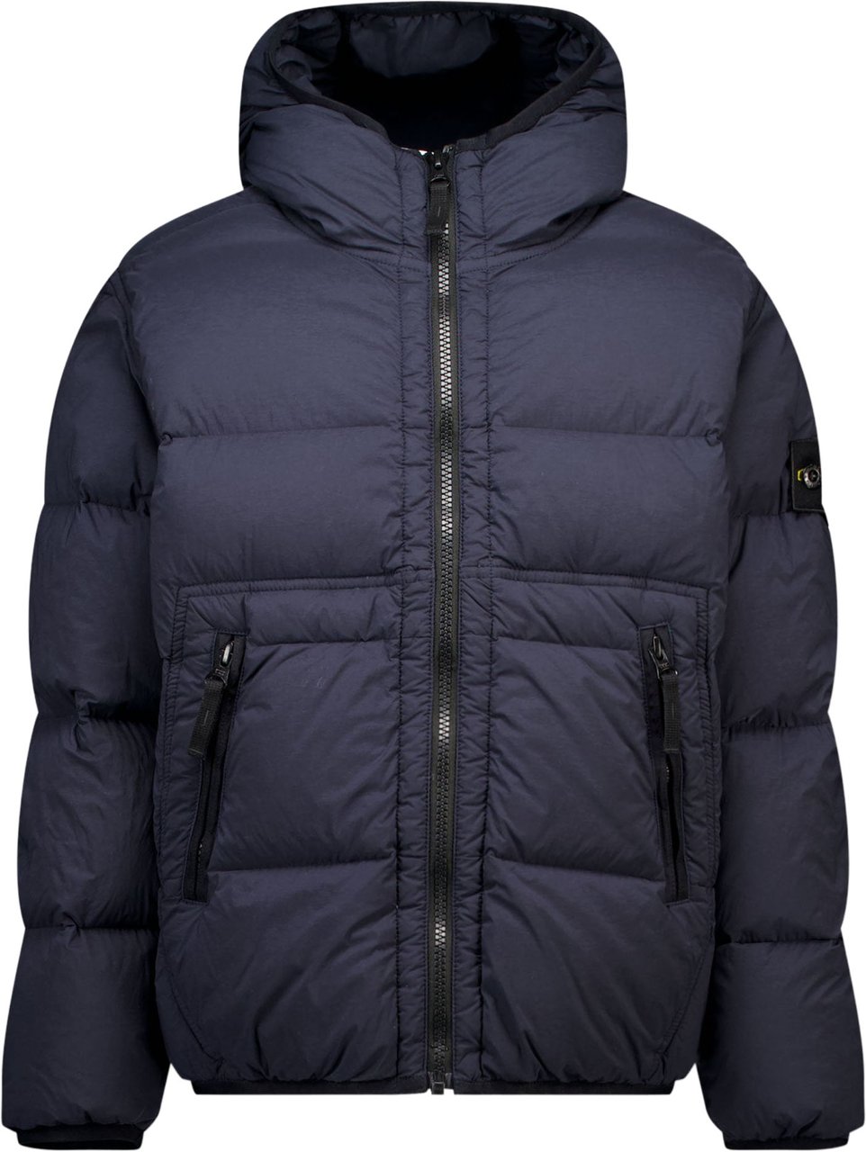 Stone Island Junior Stone Island Kinder Jongens Winterjas In Navy Blauw