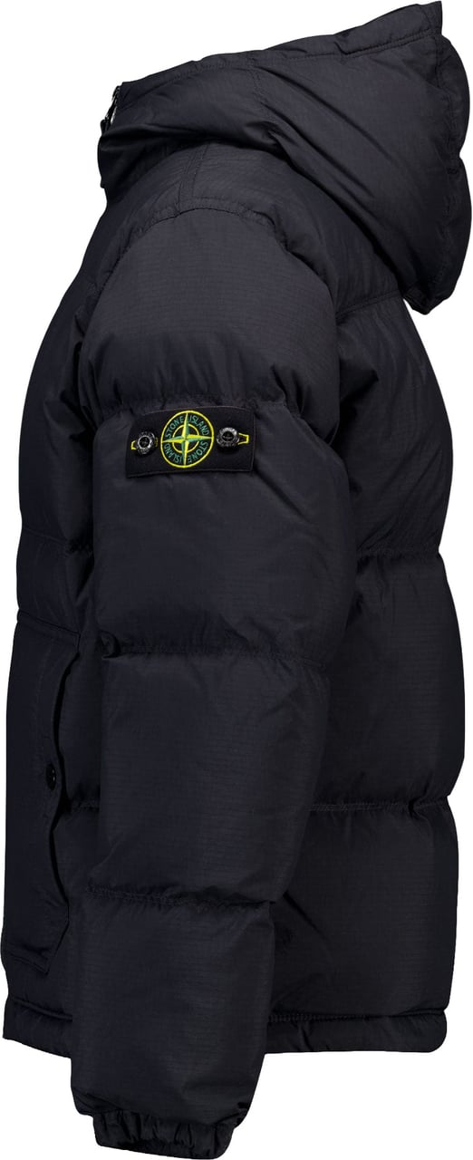 Stone Island Junior Stone Island Kinder Jongens Winterjas In Zwart Zwart