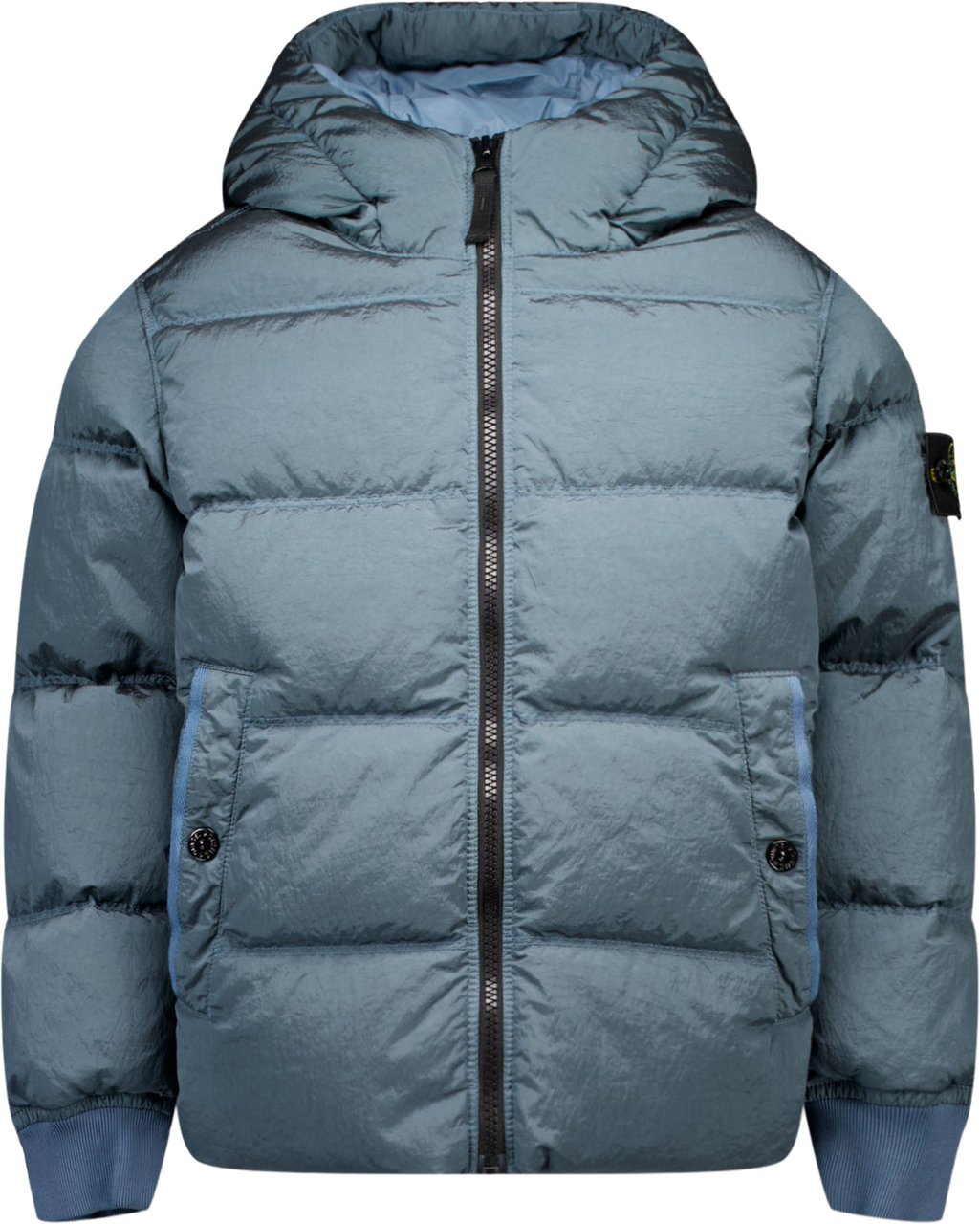 Stone Island Junior Stone Island Kinder Jongens Winterjas In Blauw Blauw